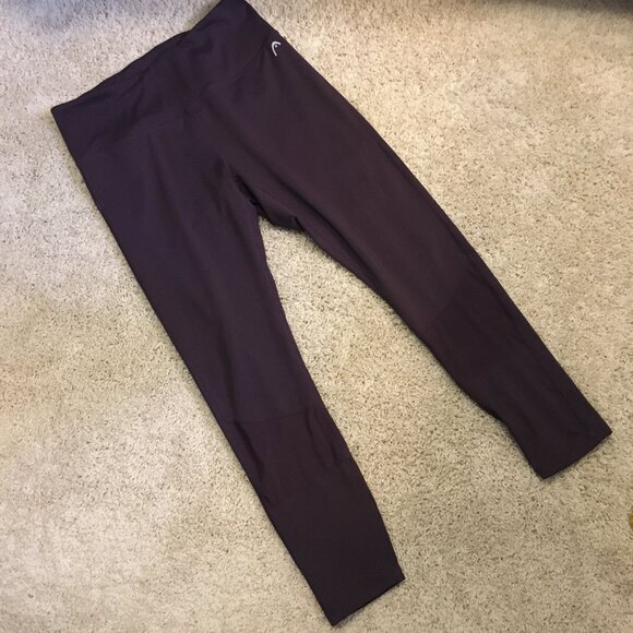 Dark Aubergine Yoga Pants - Picture 11 of 16